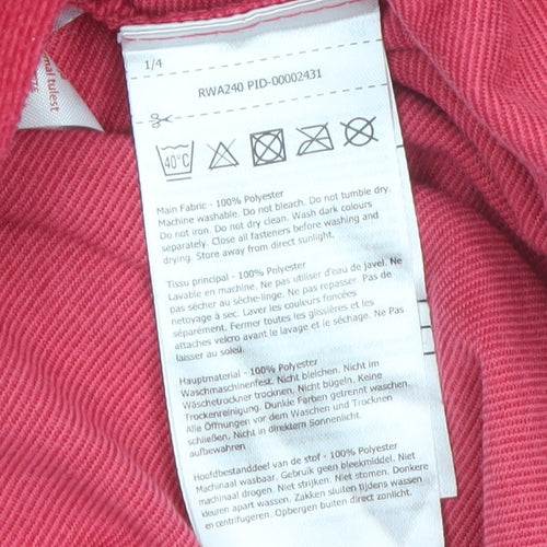 Regatta Women’s Pink 1/4 Zip Pullover Sweatshirt UK 14 Polyester Outdoor