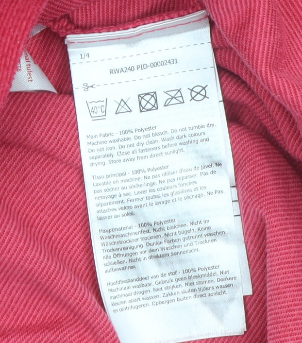 Regatta Women’s Pink 1/4 Zip Pullover Sweatshirt UK 14 Polyester Outdoor