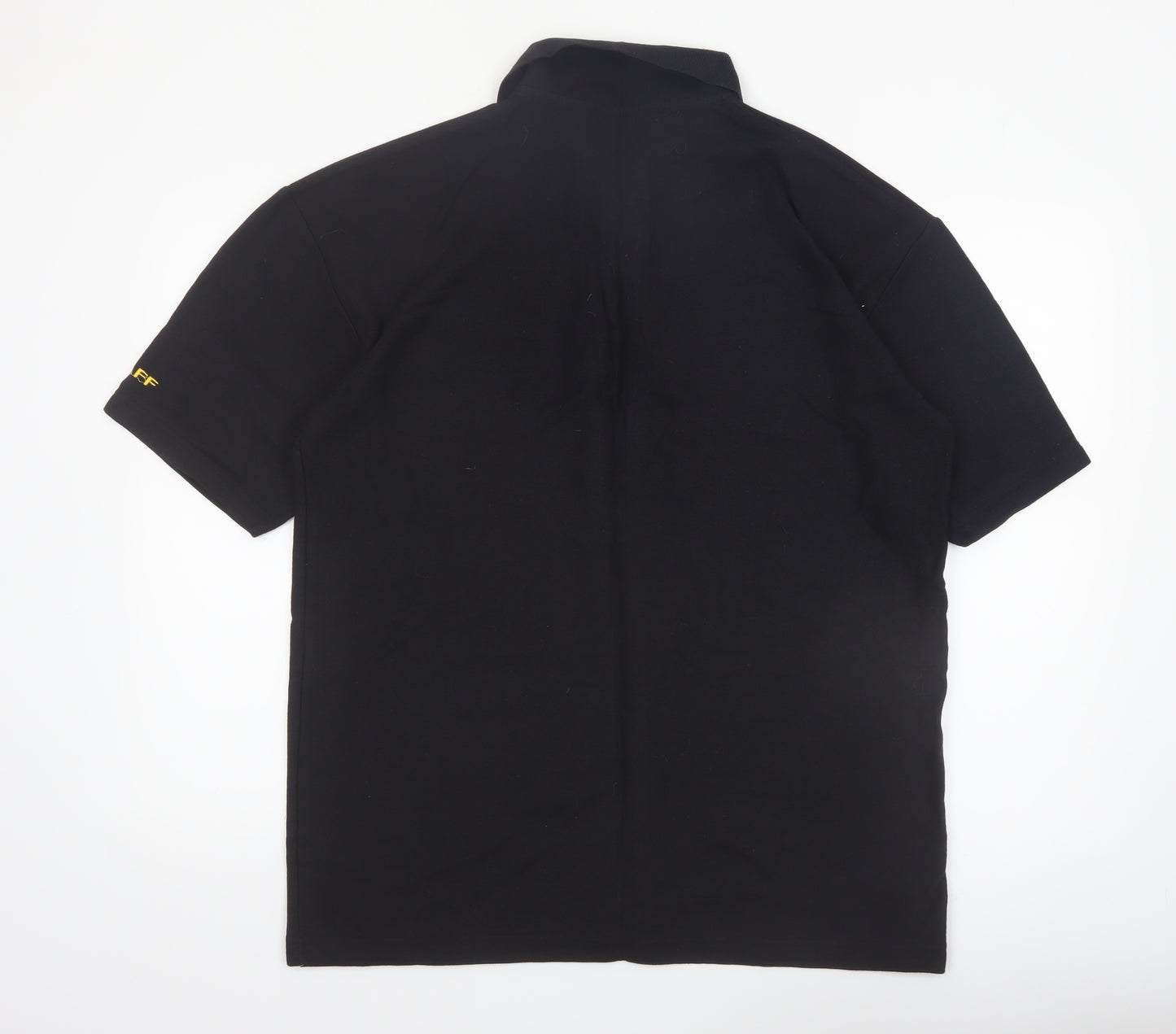 Guinness Men's Black Embroidered Logo Polo Shirt Size M
