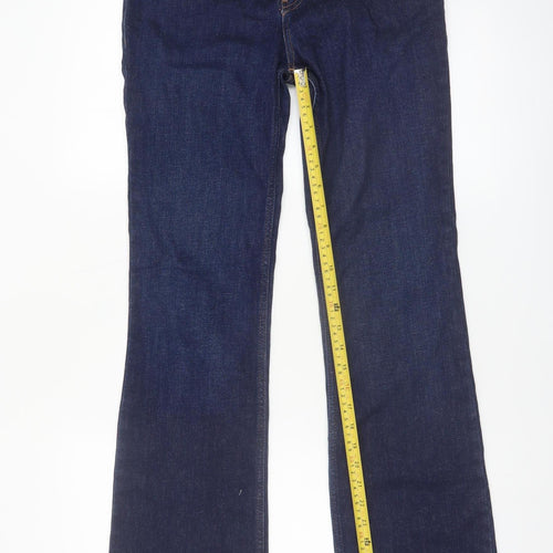 Own Women's Blue Bootcut Stretch Denim Jeans Size 12 Regular