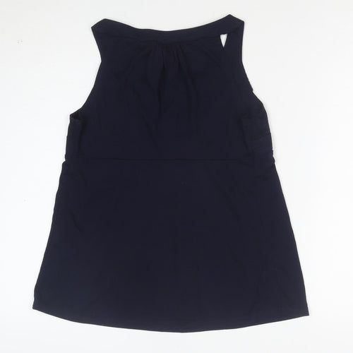 Topshop Women’s Tall Navy Blue Sleeveless Tank Top Size 10