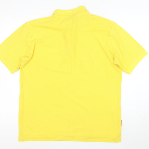 Slazenger Men's Yellow Short Sleeve Polo Shirt XL