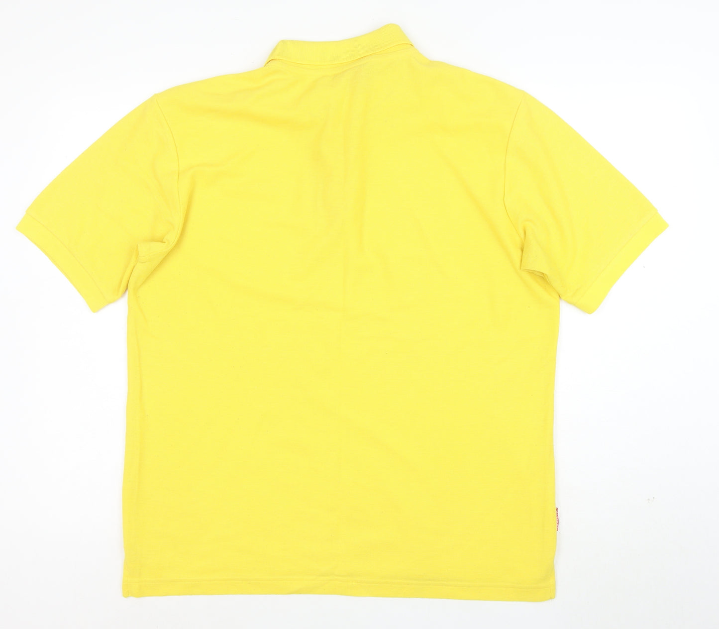 Slazenger Men's Yellow Short Sleeve Polo Shirt XL
