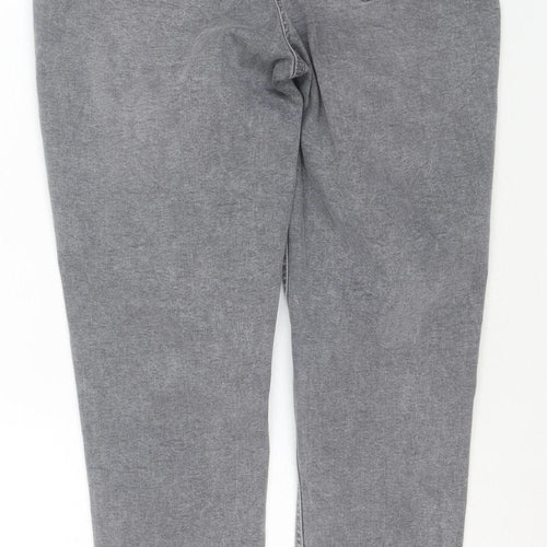 Candy Couture Girls Grey Ripped Skinny Jeans 15 Years Stretch Denim