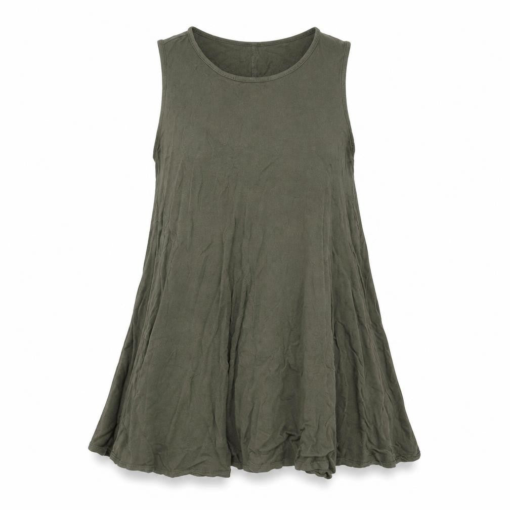 Forever 21 Women’s Green Sleeveless Jersey Tank Top Size S