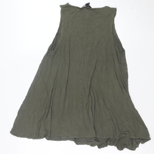 Forever 21 Women’s Green Sleeveless Jersey Tank Top Size S