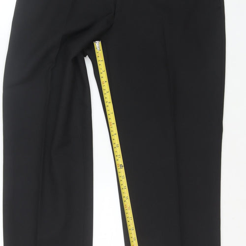 Jack Reid Black Women's 16 Dress Pants 34W 31L Polyester Trousers