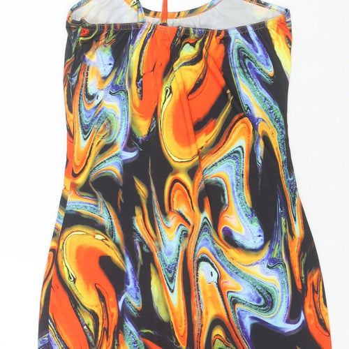 PrettyLittleThing Women’s Multicoloured Size 10 Bodycon Dress