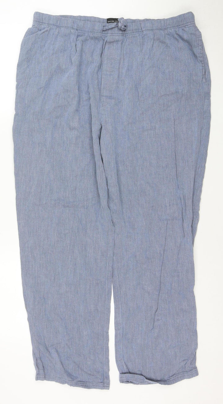 Autograph Women’s Blue Cotton Relaxed Trousers XL
