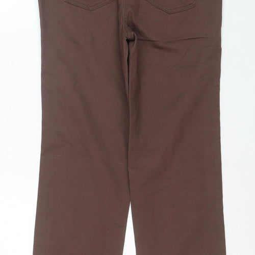 Bonmarche Women Brown Size 12 Straight Leg Jeans
