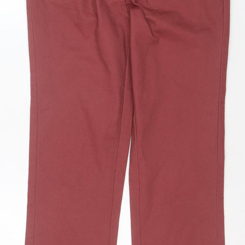 Bonmarche Women’s Brown Straight Jeans Size 12 Elastic Waist