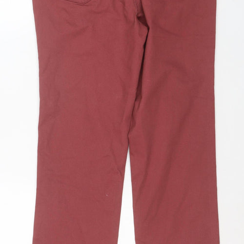 Bonmarche Women’s Brown Straight Jeans Size 12 Elastic Waist