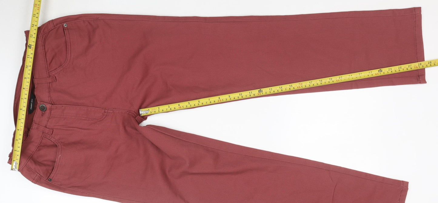 Bonmarche Women’s Brown Straight Jeans Size 12 Elastic Waist