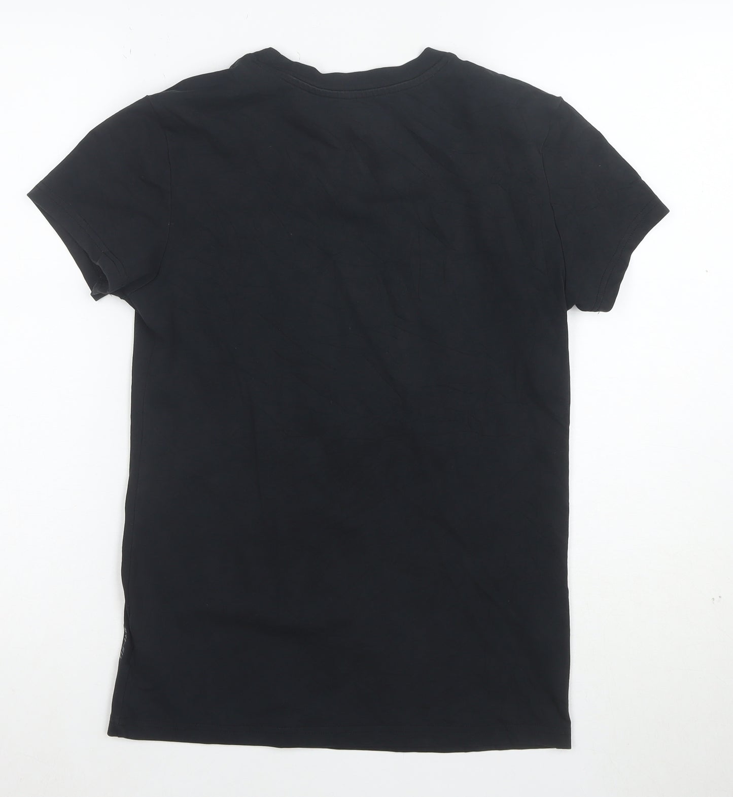 Nike Women's Black Dri-Fit T-Shirt Size M Crew Neck Sports Top
