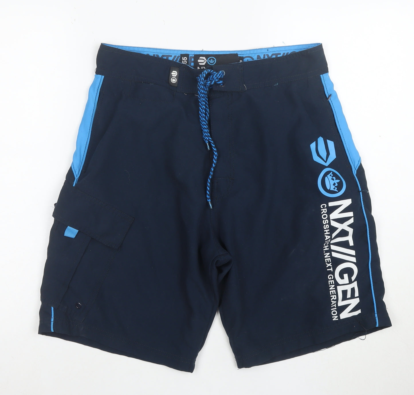 Crosshatch NXT GEN Men's Blue Swim Shorts Medium Board Shorts