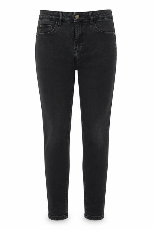 Denim Co. Womens Black Skinny Jeans Size 12 Slim Fit Stretch Denim
