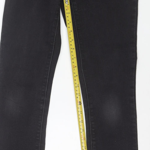 Denim Co. Womens Black Skinny Jeans Size 12 Slim Fit Stretch Denim
