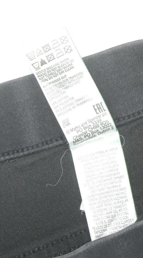 Marks and Spencer Women’s Black Jegging Jeans Size 16 Short Stretch Denim