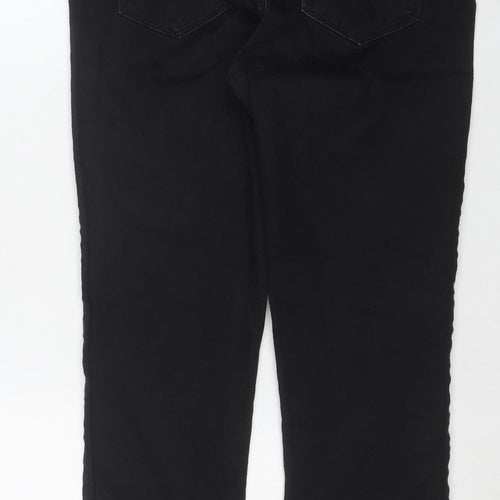 Dorothy Perkins Women's Black Ellis Skinny Jeans Size 14S Cotton Blend
