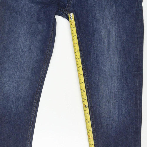 Denim Co. Women's Blue Skinny Jeans W30 L30 Cotton Blend