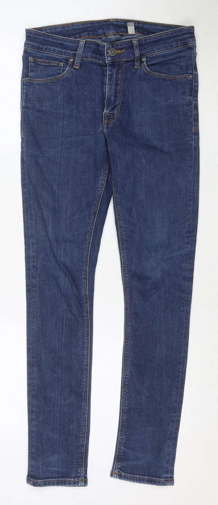ASOS Womens Blue Skinny Jeans W30 L30 Stretch Denim Classic Fit