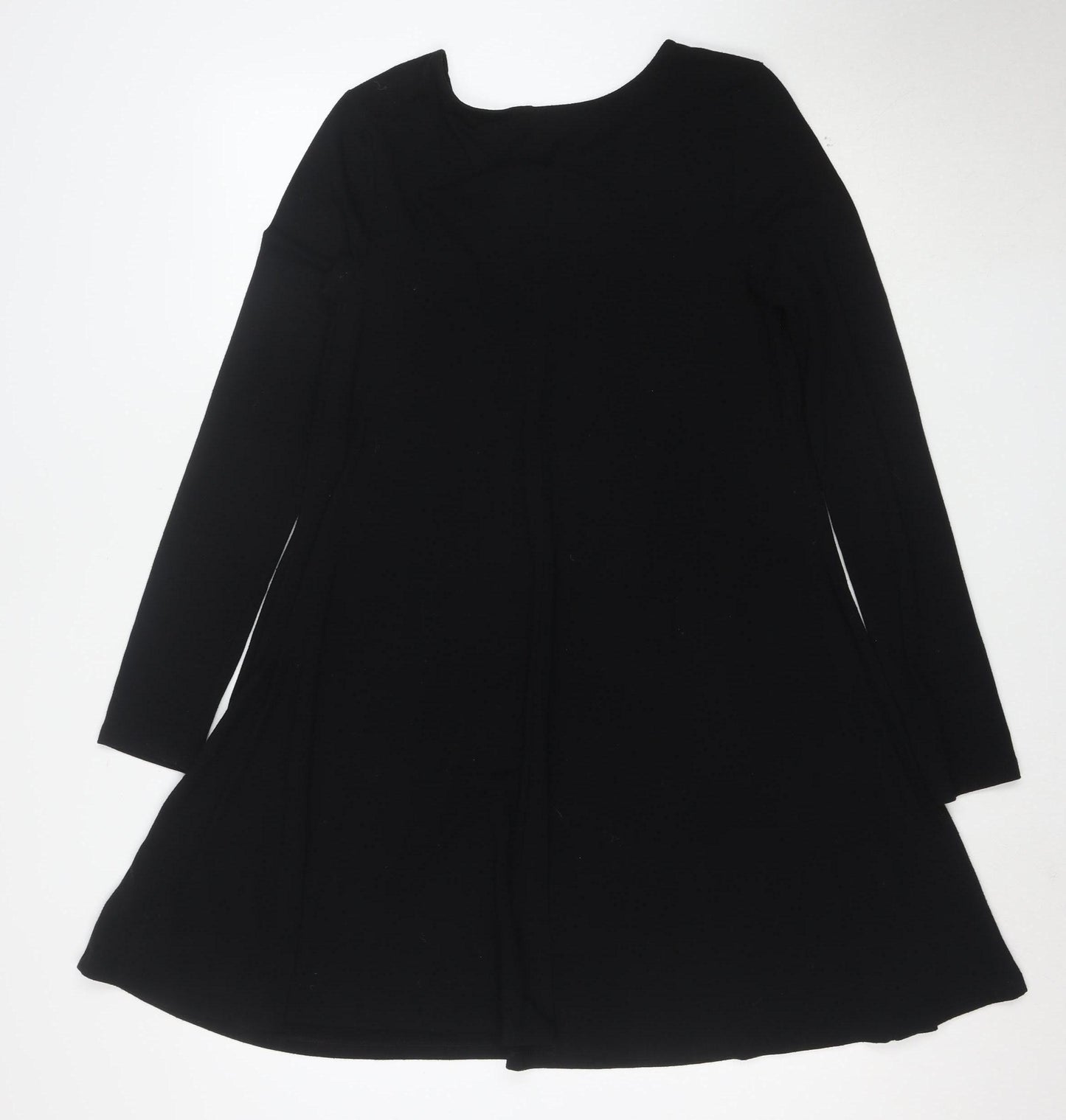 Old Navy Women’s Black Jersey A-Line Dress Size M Long Sleeve