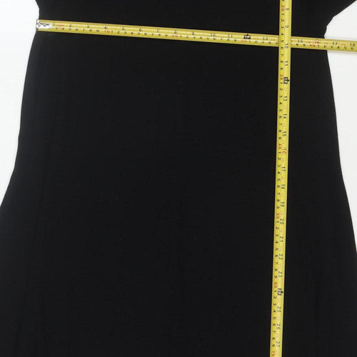Old Navy Women’s Black Jersey A-Line Dress Size M Long Sleeve