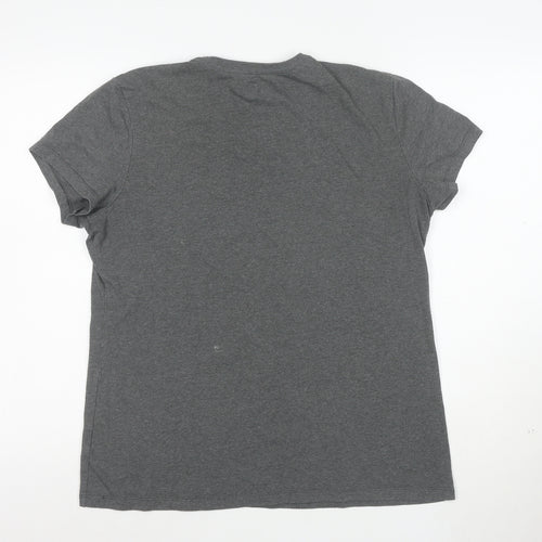 The North Face Womens Grey Classic Fit Short Sleeve T-Shirt L