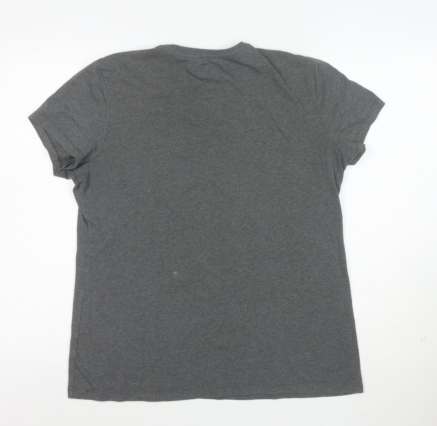 The North Face Womens Grey Classic Fit Short Sleeve T-Shirt L