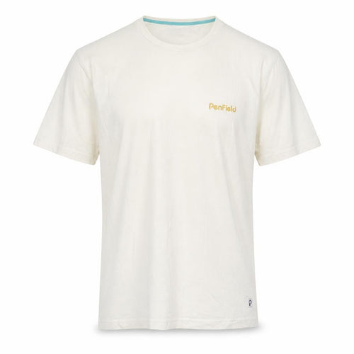 Penfield Men's Beige Graphic Print Cotton T-Shirt Size S