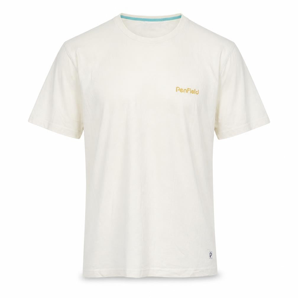 Penfield Men's Beige Graphic Print Cotton T-Shirt Size S