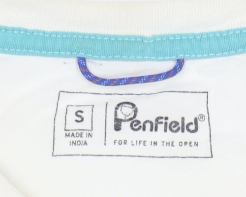 Penfield Men's Beige Graphic Print Cotton T-Shirt Size S