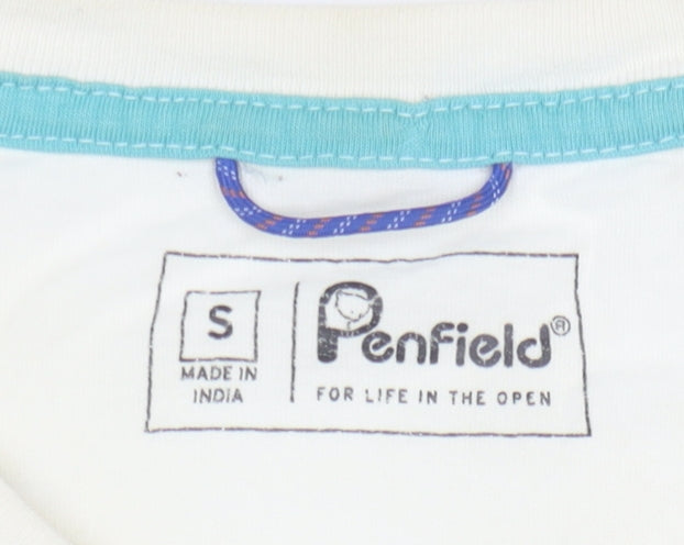 Penfield Men's Beige Graphic Print Cotton T-Shirt Size S