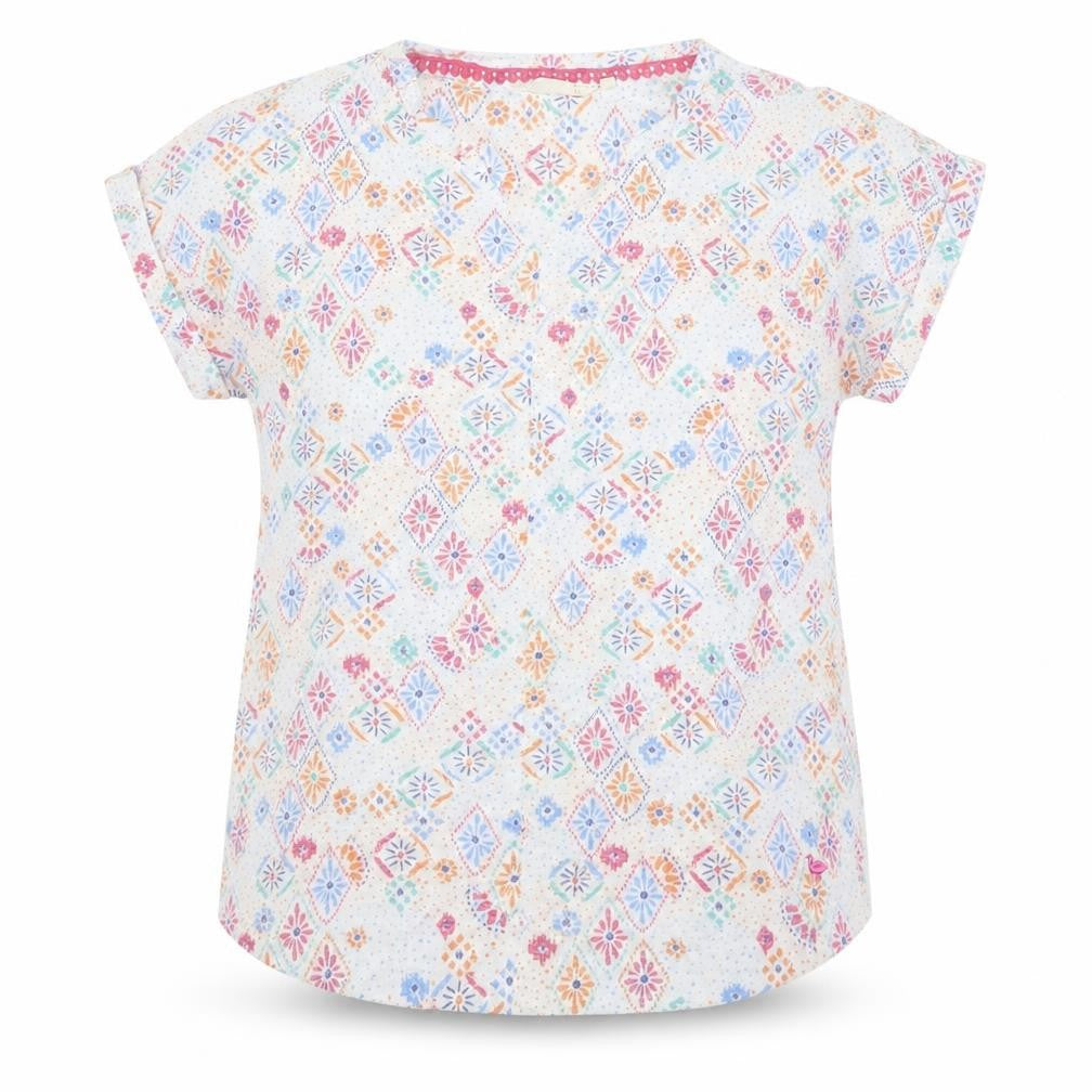 The Edinburgh Woollen Mill Women’s Multicoloured Linen Blend Tunic Blouse S