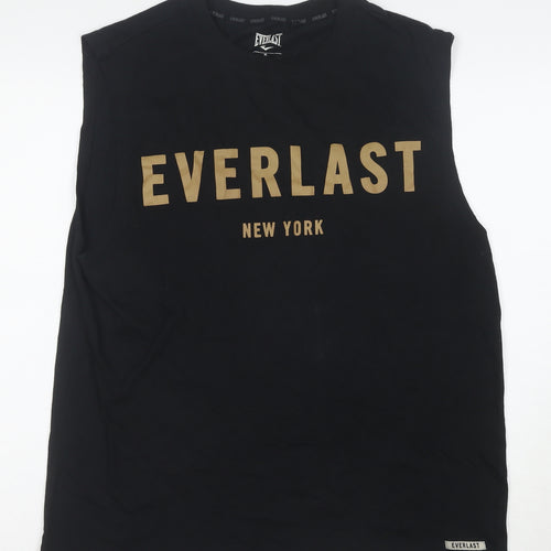 Everlast Men’s Black XL Sleeveless Tank Top Athletic Fit