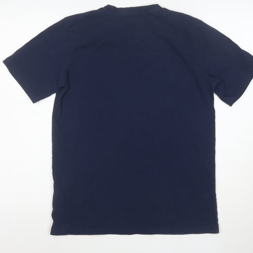 Berghaus Men's Blue Short Sleeve Organic Cotton Logo T-Shirt M