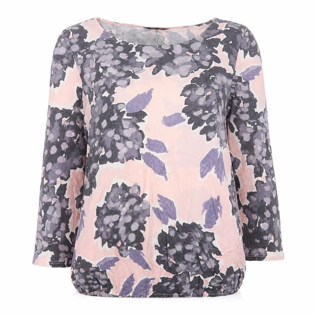 Front view of Next Easy Light Women's Multicoloured Floral Jersey Blouse, size 10