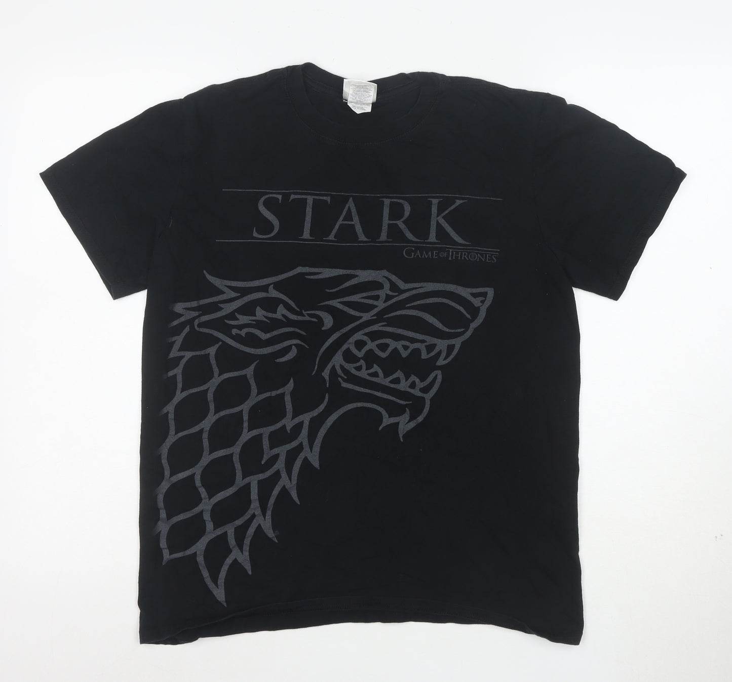 Game of Thrones Women's Black House Stark T-Shirt Size M