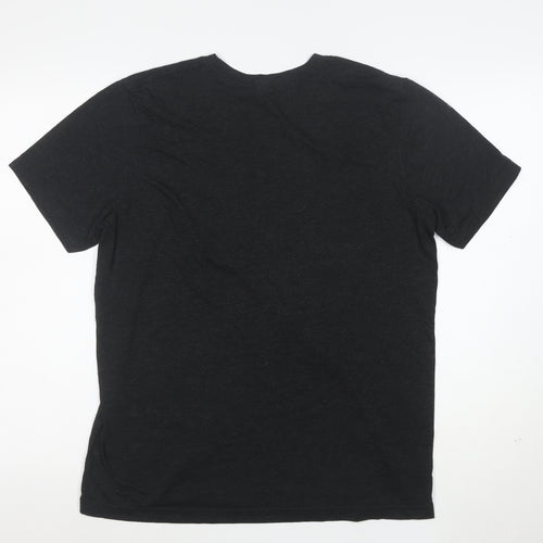 Bella+Canvas Women’s Black Music Graphic T-Shirt Size L