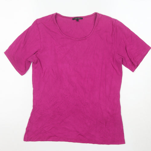Ately Amke Women’s Pink Short Sleeve Basic Stretch T-Shirt Size M