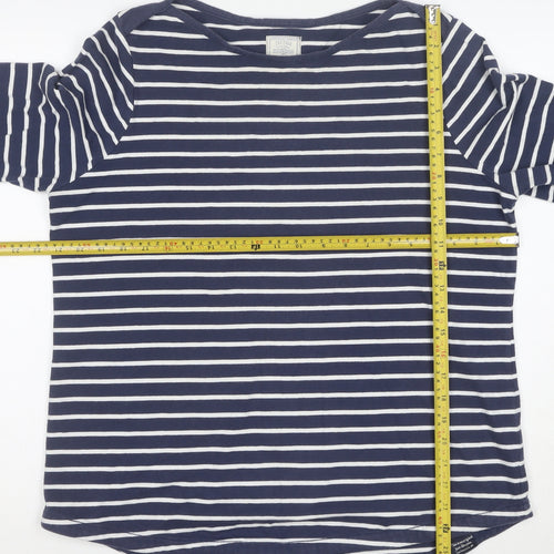Fat Face Women’s Blue Striped Long Sleeve Breton T-Shirt Size 16