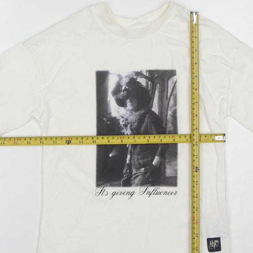 Harry Potter Boys White 7-8 Years Graphic Short Sleeve T-Shirt