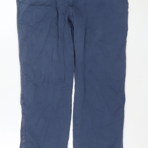 Marks and Spencer Women's Blue Size 10 Chino Trousers