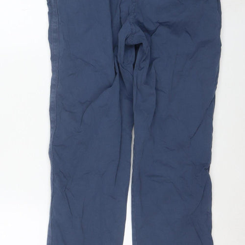 Marks and Spencer Women's Blue Size 10 Chino Trousers