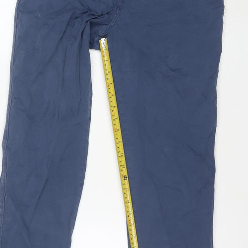 Marks and Spencer Women's Blue Size 10 Chino Trousers
