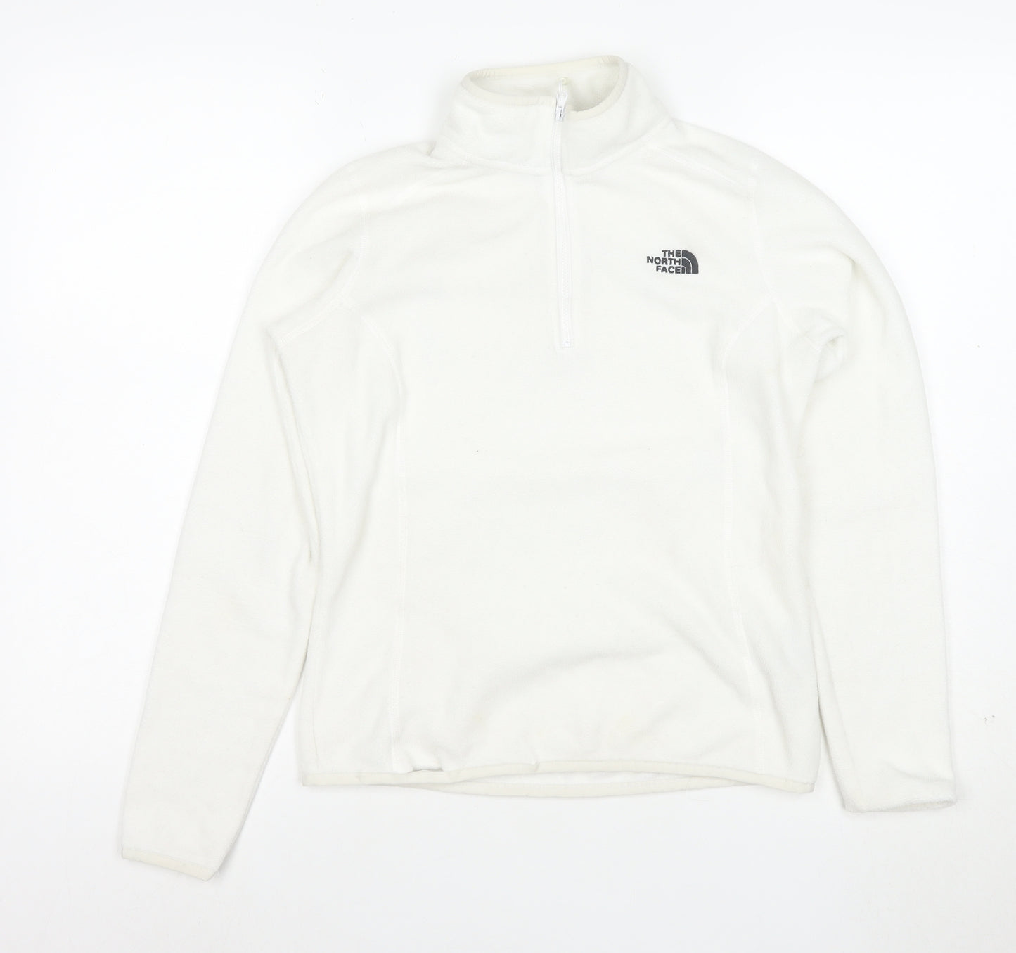 The North Face Women's White Fleece Pullover Sweatshirt S