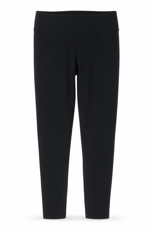 Marks and Spencer Women Black Size 8 Cotton Stretch Leggings