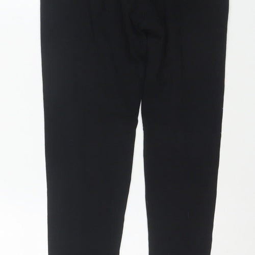 Marks and Spencer Women Black Size 8 Cotton Stretch Leggings