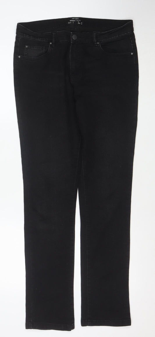 Esmara Women's Black Modern Slim Fit Stretch Jeans Size 18
