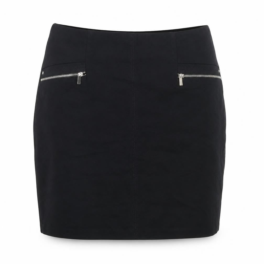 Wallis Women Black Size 10 Pencil Stretch Knee Length Skirt